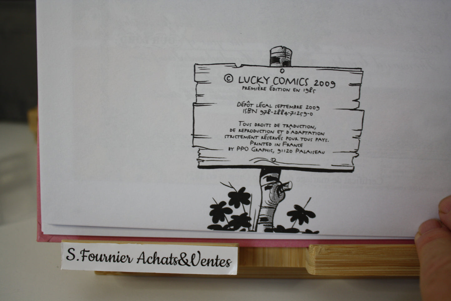 La fiancée de Lucky Luke – Lucky Luke – Morris & Vidal - Lucky comics – Réédition – 2009 - recollé