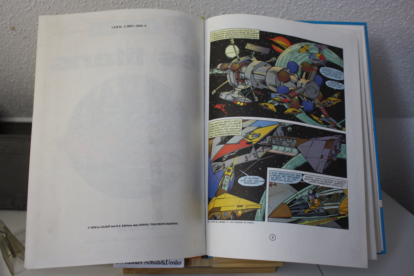 Les titans – Yoko Tsuno – Roger Leloup – Dupuis – Réédition – 1983 - 1er plat abimée