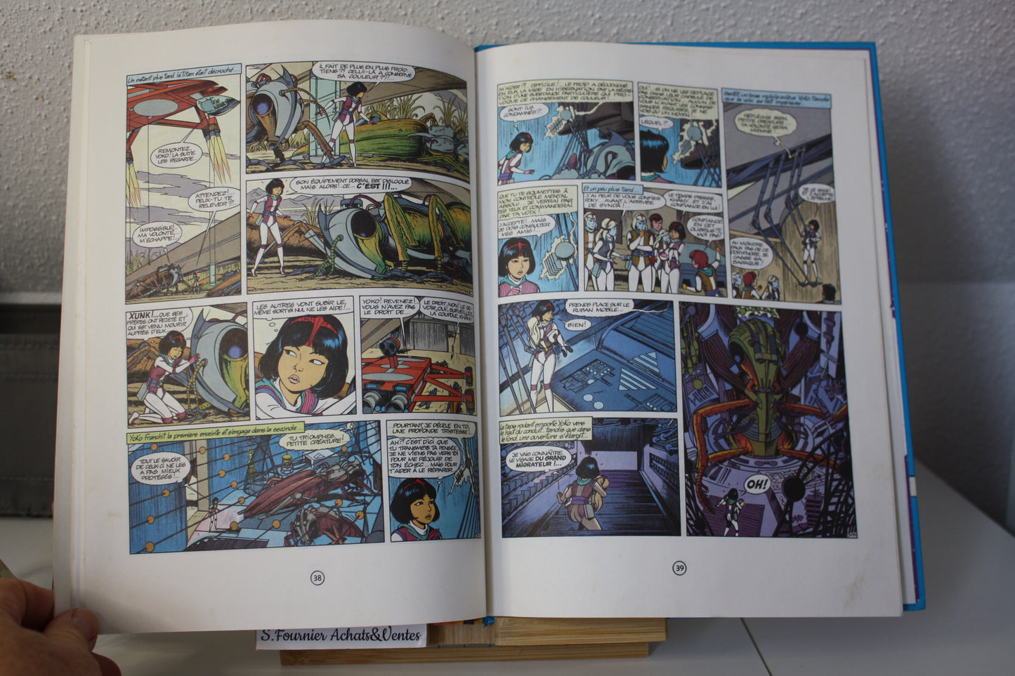 Les titans – Yoko Tsuno – Roger Leloup – Dupuis – Réédition – 1983 - 1er plat abimée