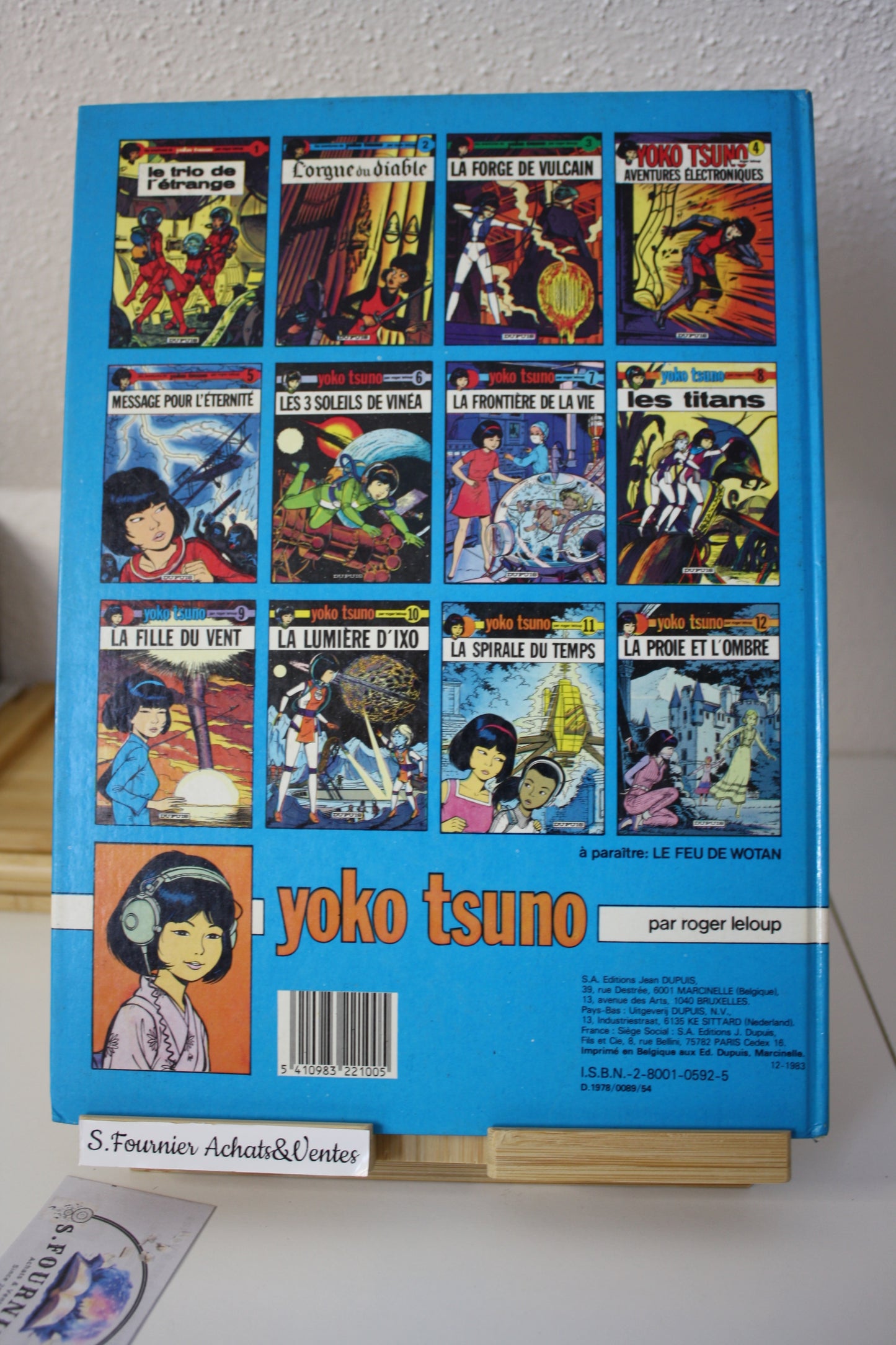 Les titans – Yoko Tsuno – Roger Leloup – Dupuis – Réédition – 1983 - 1er plat abimée