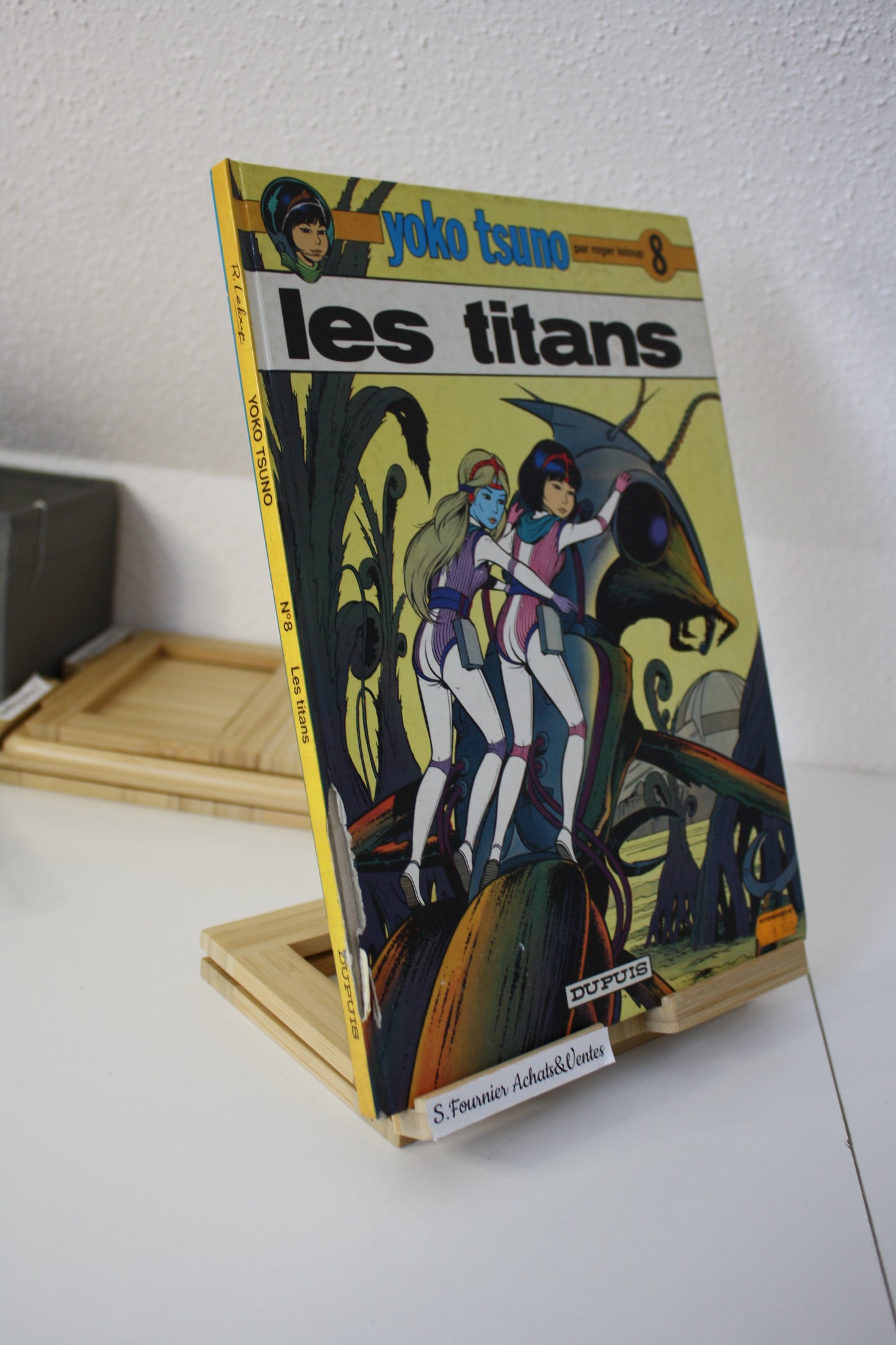 Les titans – Yoko Tsuno – Roger Leloup – Dupuis – Réédition – 1983 - 1er plat abimée