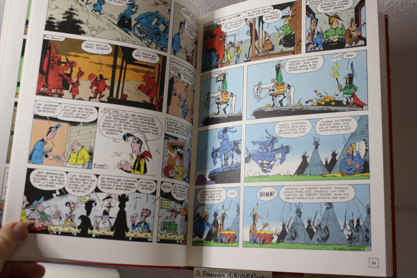Les dessous d’une création : la diligence et pied tendre- Lucky Luke – Caroline Richter bonini – Atlas – Réédition – 2009 – Abimé