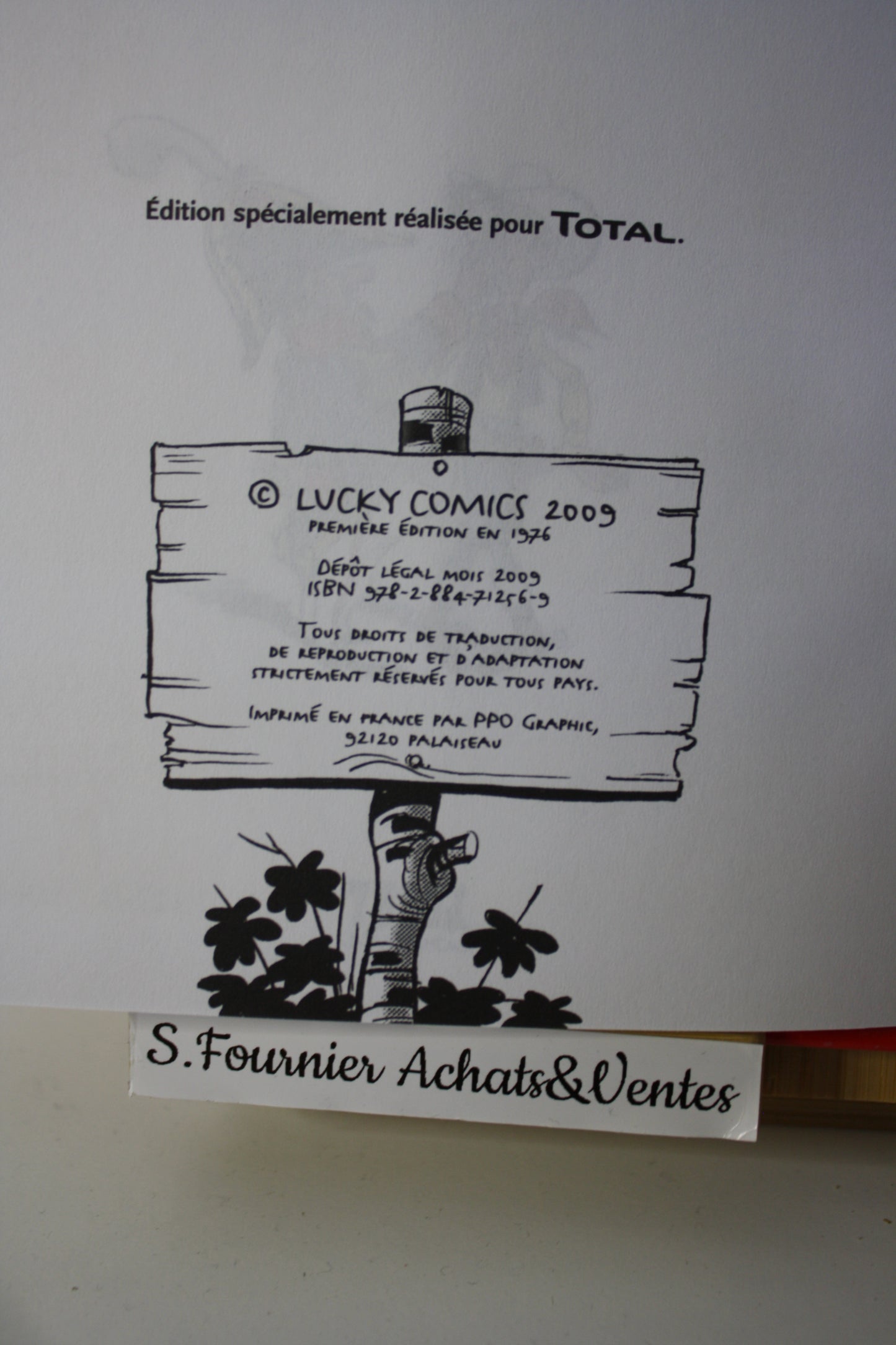 L’empereur Smith – Lucky Luke – Goscinny Morris – Lucky Comics – Publicitaire - 2009 – Total