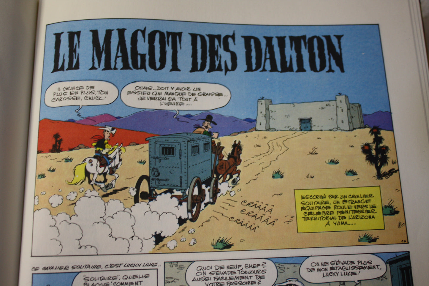 Le magot des Dalton – Lucky Luke – Morris - Dargaud Editeur - EO – 1987 - Abimé