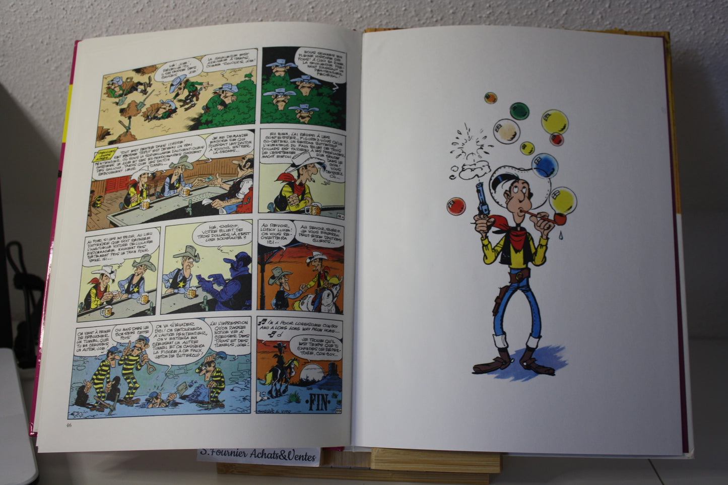 Le magot des Dalton – Lucky Luke – Morris - Dargaud Editeur - EO – 1987 - Abimé