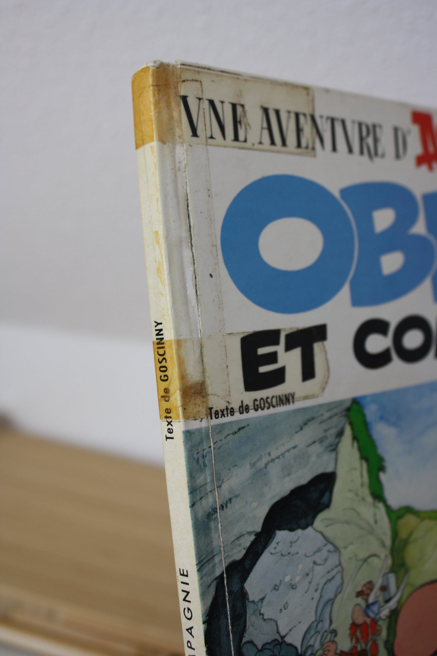 Obélix et Compagnie – Astérix – Uderzo Goscinny – Dargaud Editeur – EO – 1976 – Dos Scotché