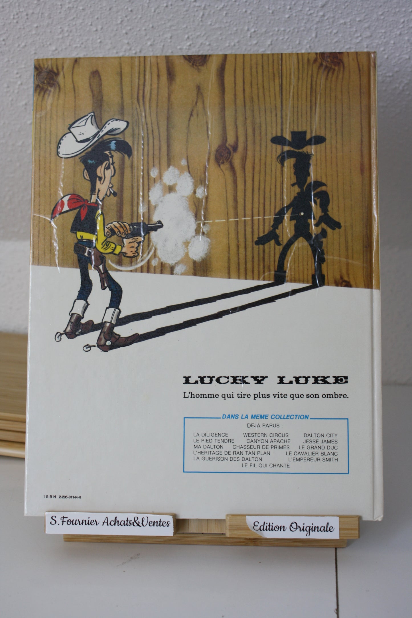 Le fil qui chante – Lucky Luke – Morris Goscinny – Dargaud Editeur – EO – 1977 – Plats abimé