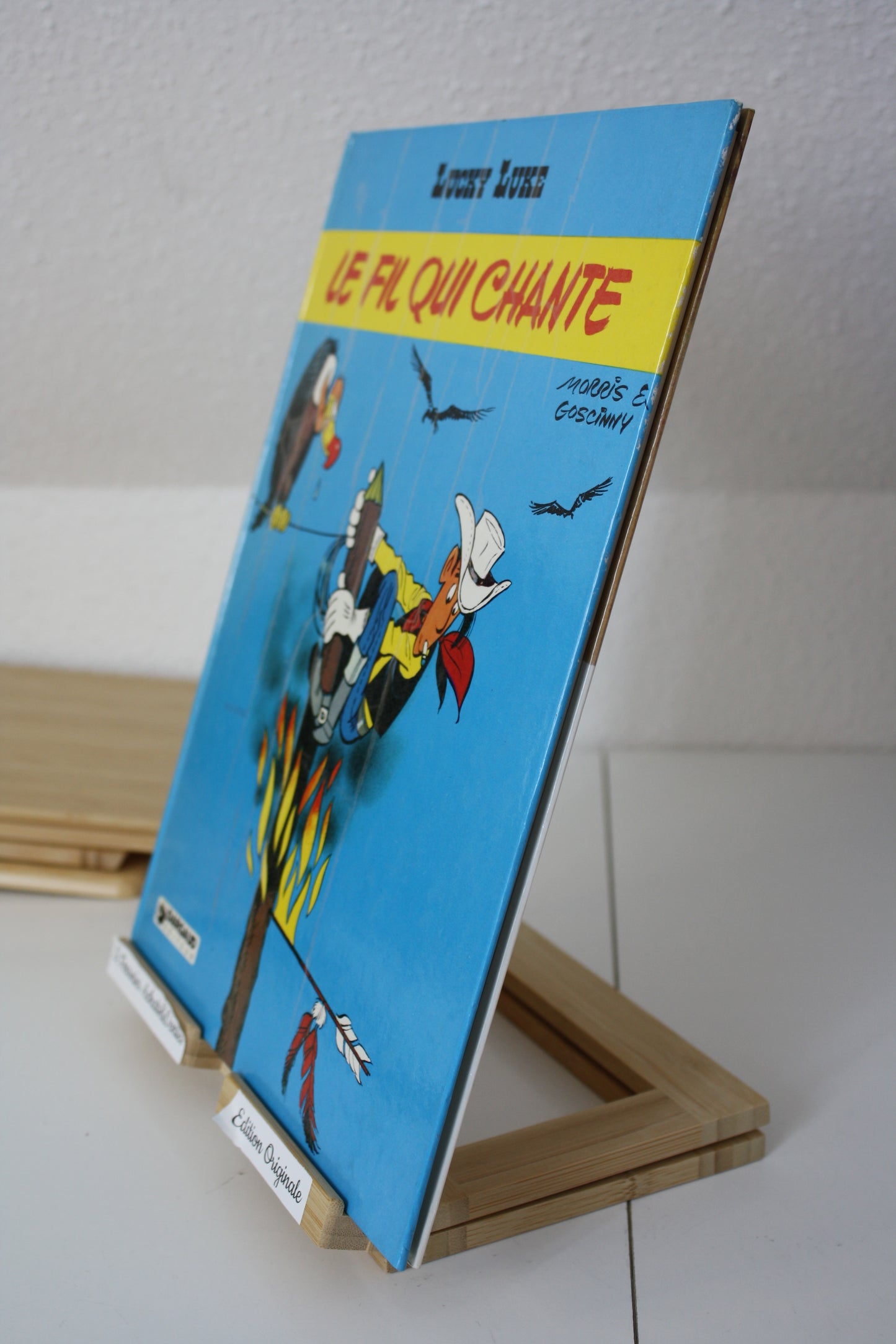 Le fil qui chante – Lucky Luke – Morris Goscinny – Dargaud Editeur – EO – 1977 – Plats abimé