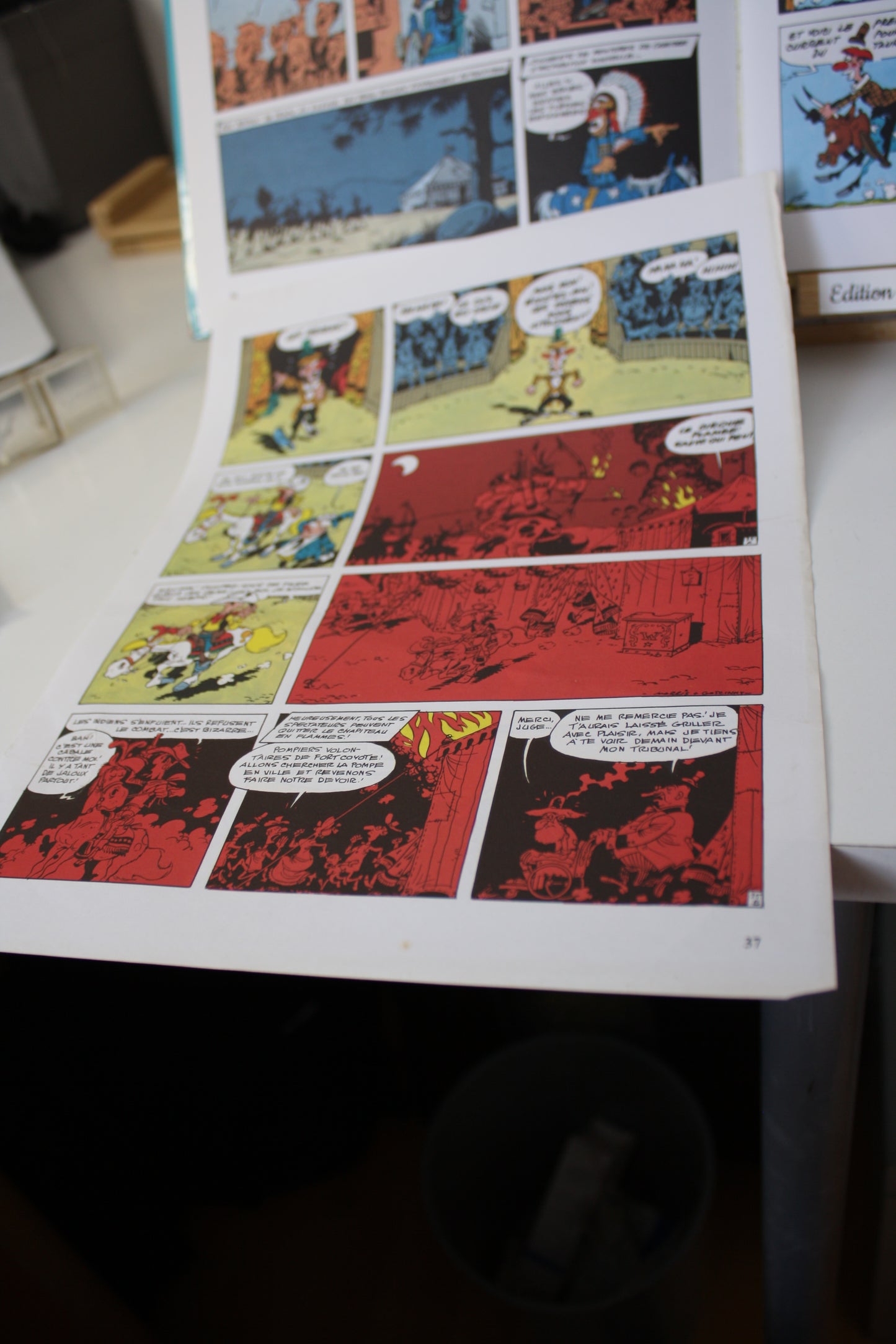 Western Circus – Lucky Luke – Morris Goscinny – Lucky Comics – Publicitaire – 2006 – Citroën 3 feuilles volantes