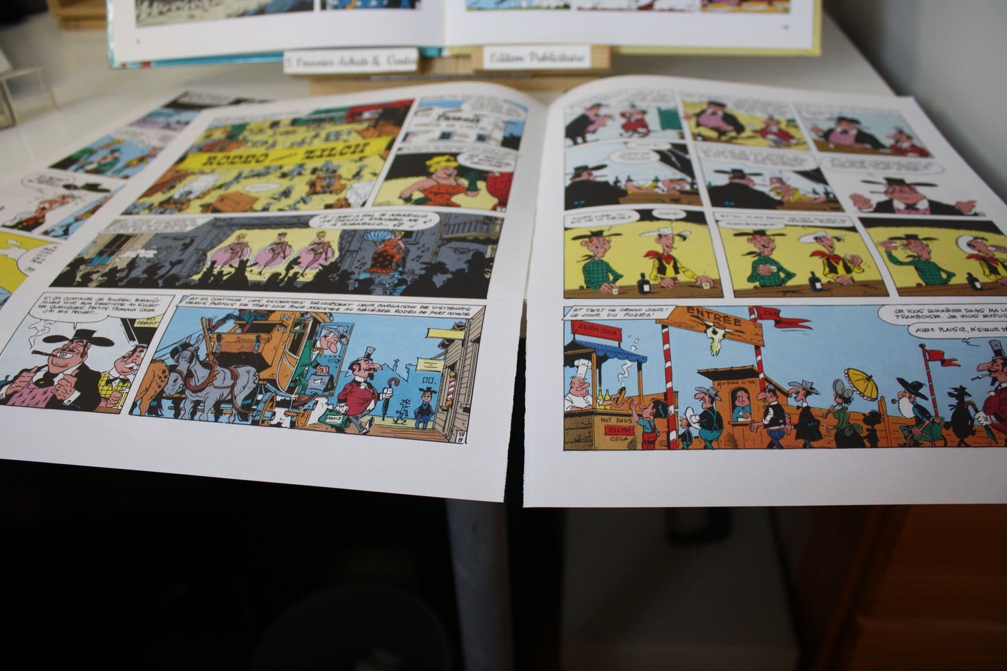 Western Circus – Lucky Luke – Morris Goscinny – Lucky Comics – Publicitaire – 2006 – Citroën 3 feuilles volantes