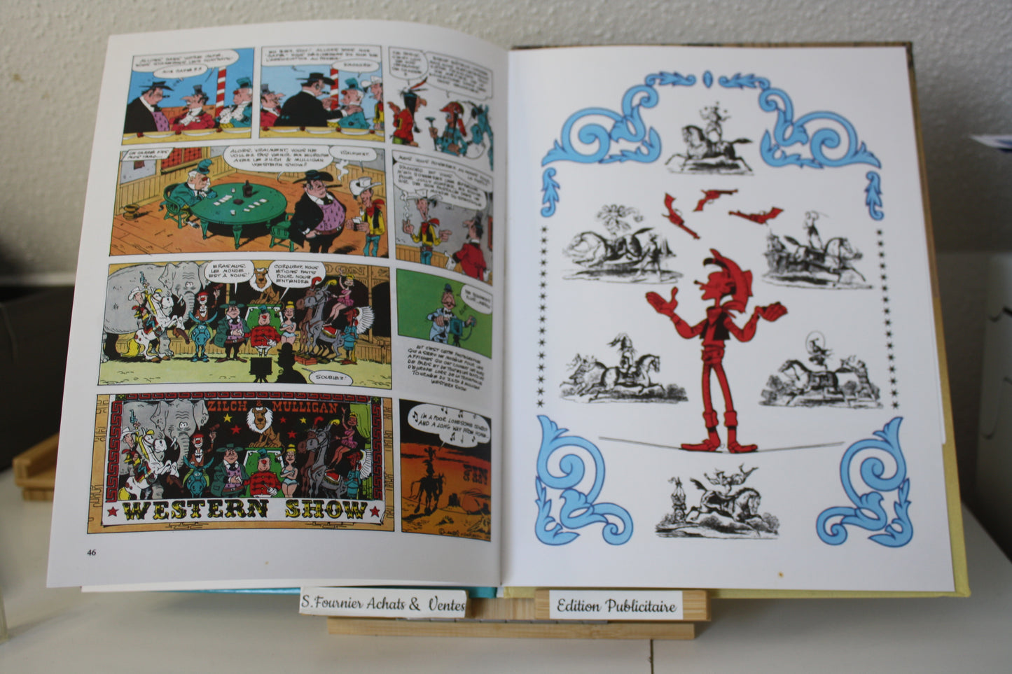 Western Circus – Lucky Luke – Morris Goscinny – Lucky Comics – Publicitaire – 2006 – Citroën 3 feuilles volantes