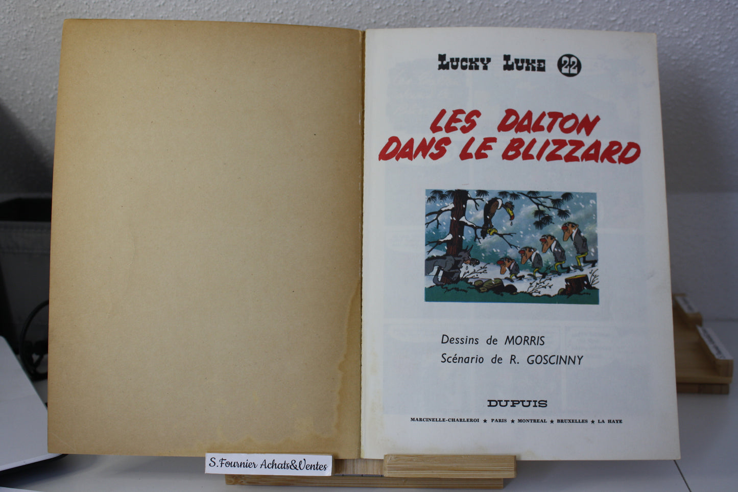 Les dalton dans le blizzard – Lucky Luke – Goscinny et Morris – Dupuis - Réédition – 1969