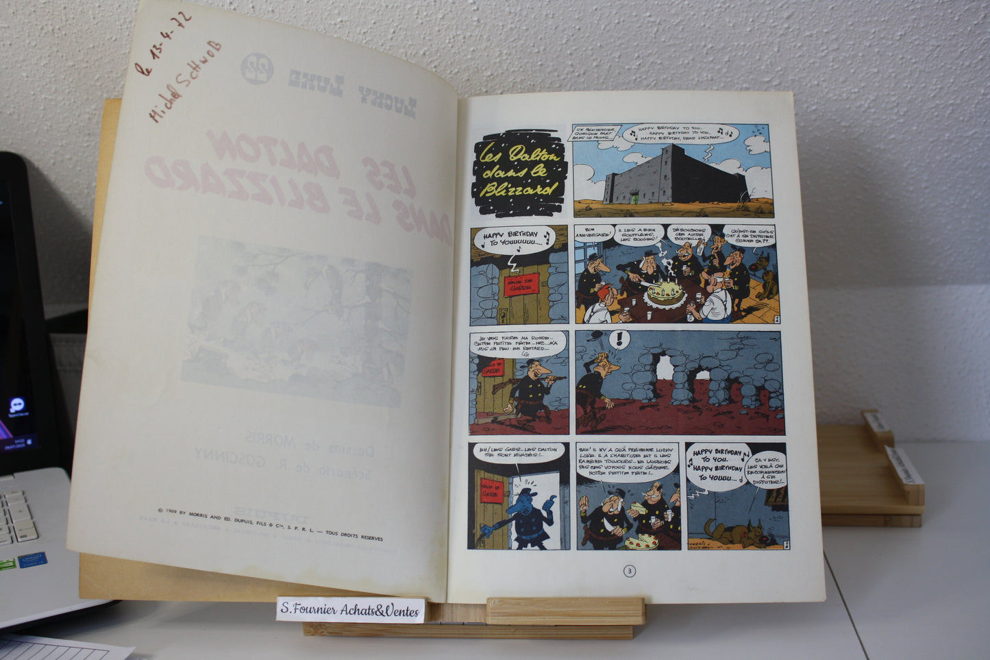 Les dalton dans le blizzard – Lucky Luke – Goscinny et Morris – Dupuis - Réédition – 1969