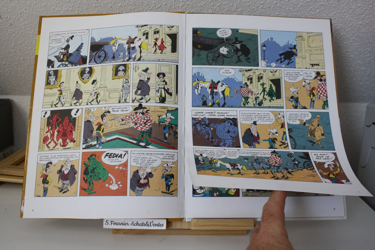 Le Grand Duc – Lucky Luke – Goscinny Morris - Lucky Comics - Publicitaire -2006 - Crédit MutuelAbimé