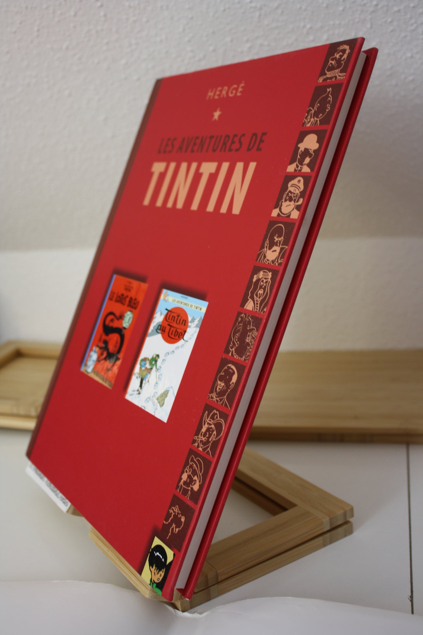 Le lotus bleu et tintin au tibet – Tintin – Hergé – France Loisir - Réédition – 2007 – Double album