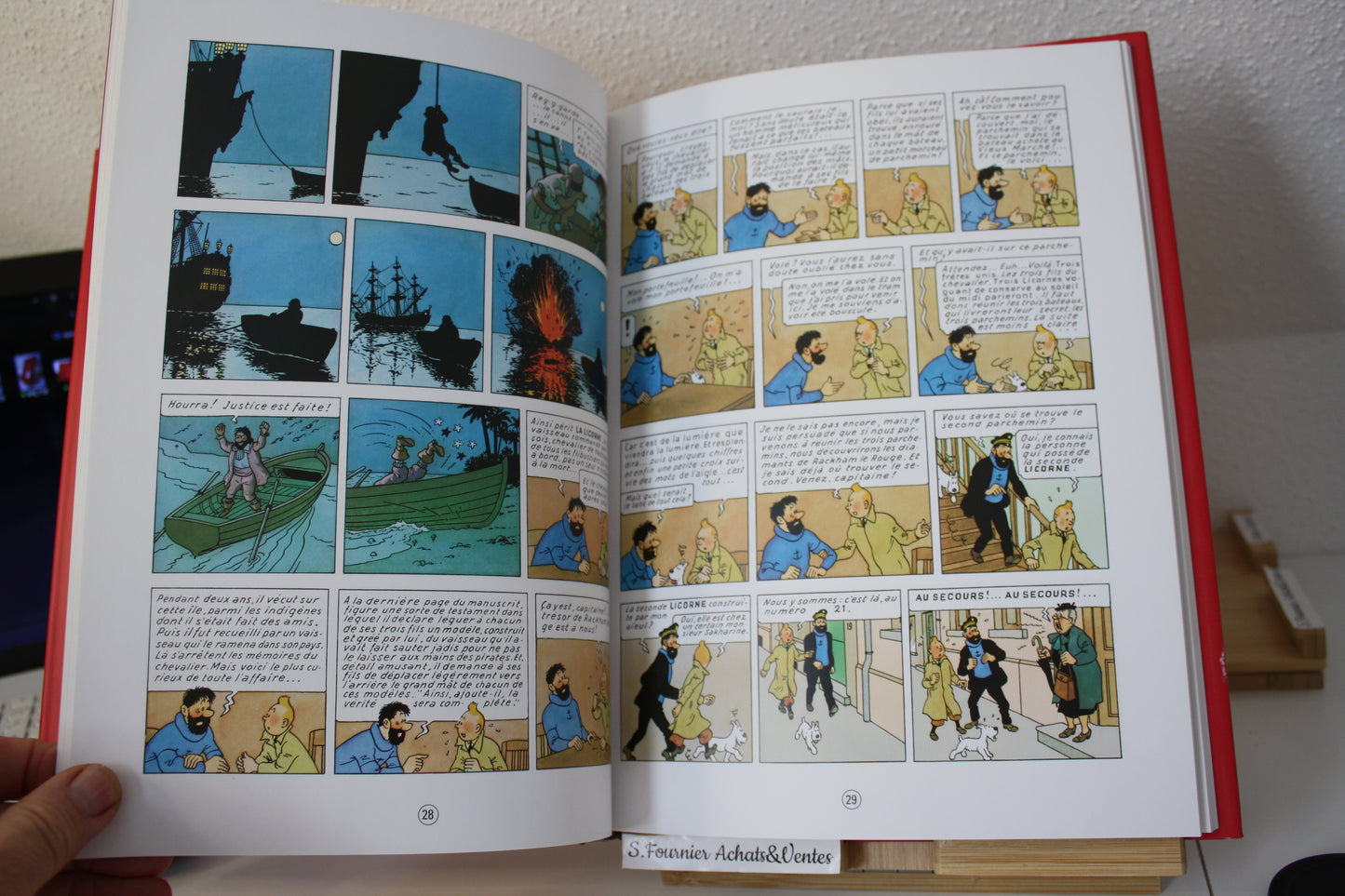 Le secret de la licorne & le tresor de rackam le rouge – Tintin – Hergé – France Loisir - Réédition – 2007 – Double album