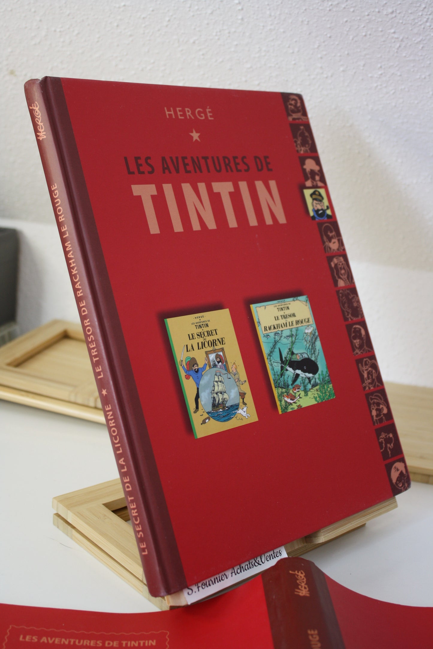 Le secret de la licorne & le tresor de rackam le rouge – Tintin – Hergé – France Loisir - Réédition – 2007 – Double album