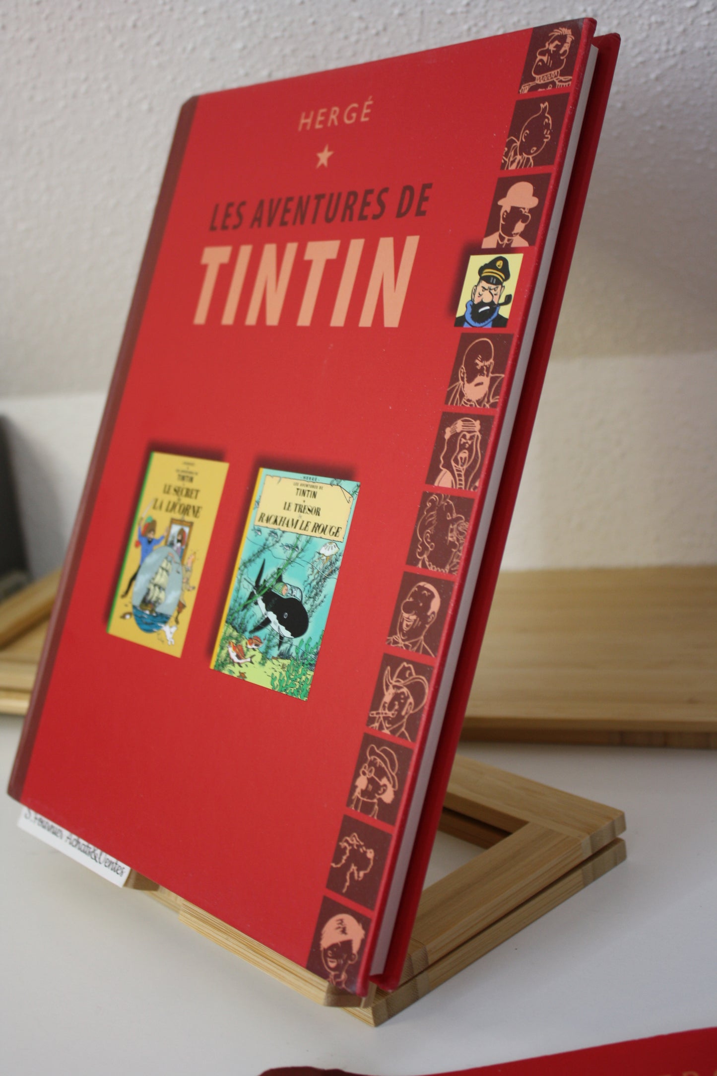 Le secret de la licorne & le tresor de rackam le rouge – Tintin – Hergé – France Loisir - Réédition – 2007 – Double album