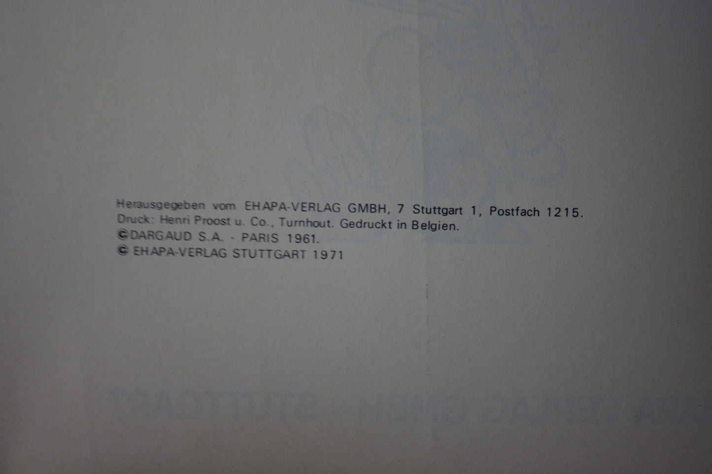 Astérix Der Gallier – Astérix – Goscinny Morris – EHAPA VERLAG Stuttgart - Réédition – 1971 – Version allemande