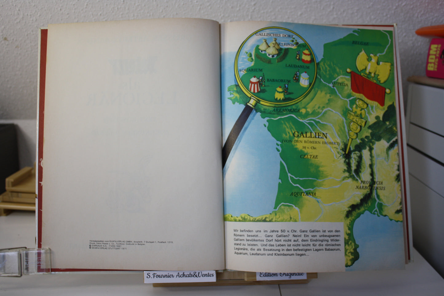 Astérix als Legionar – Astérix – Goscinny Morris – EHAPA VERLAG Stuttgart - EO – 1971 – Version allemande