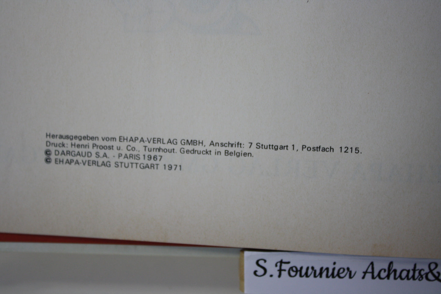 Astérix als Legionar – Astérix – Goscinny Morris – EHAPA VERLAG Stuttgart - EO – 1971 – Version allemande