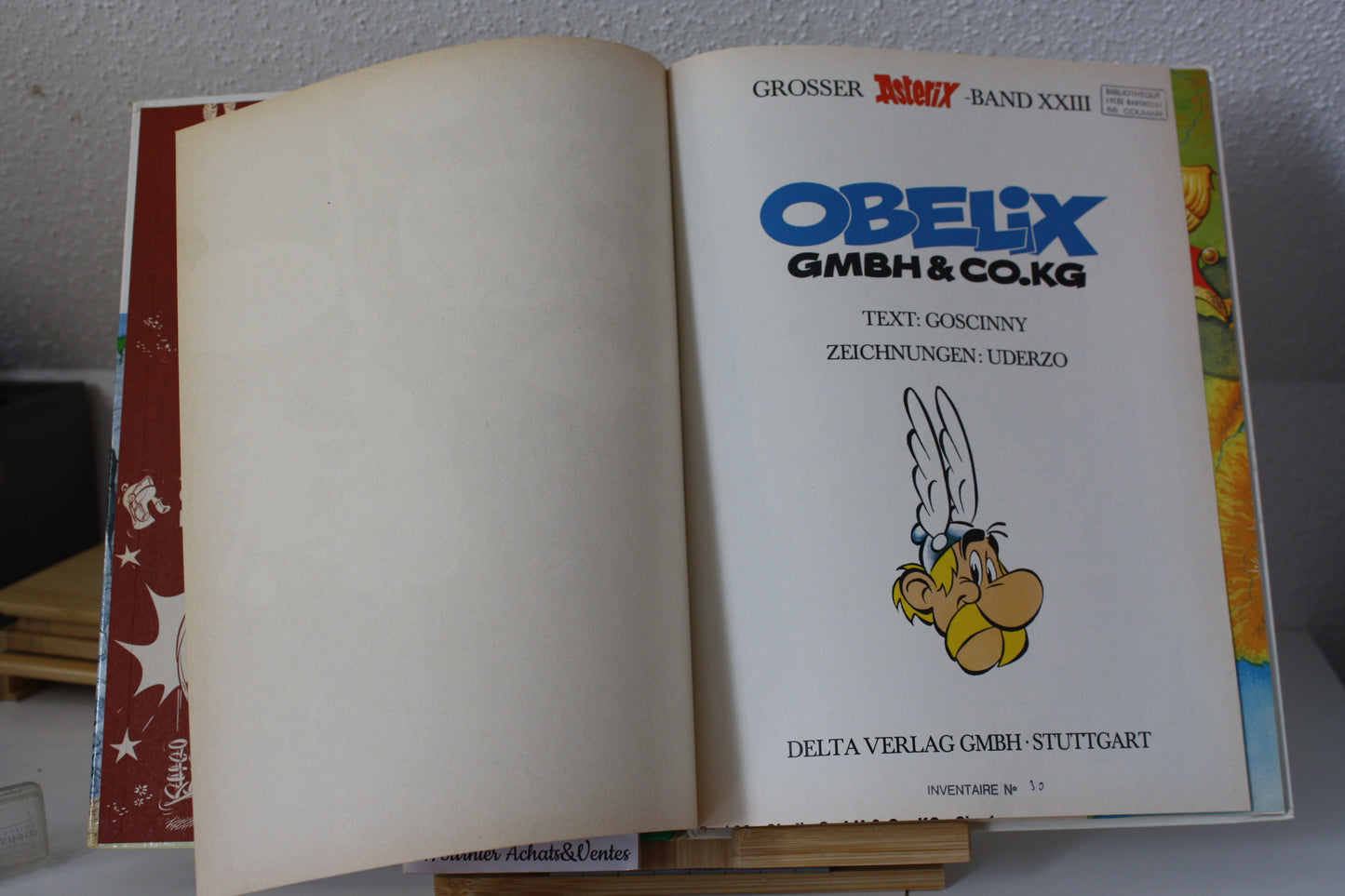 Obélix GMBH & Co.KG – Astérix – Goscinny Morris – EHAPA VERLAG Stuttgart – Réédition – 1982 – Version allemande