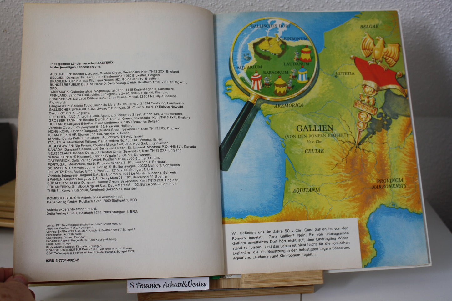 Obélix GMBH & Co.KG – Astérix – Goscinny Morris – EHAPA VERLAG Stuttgart – Réédition – 1982 – Version allemande