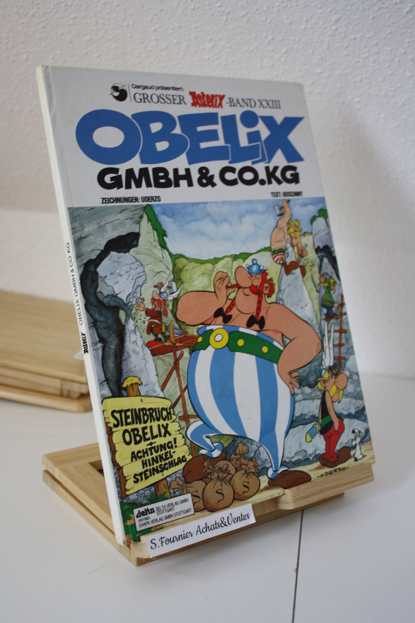 Obélix GMBH & Co.KG – Astérix – Goscinny Morris – EHAPA VERLAG Stuttgart – Réédition – 1982 – Version allemande