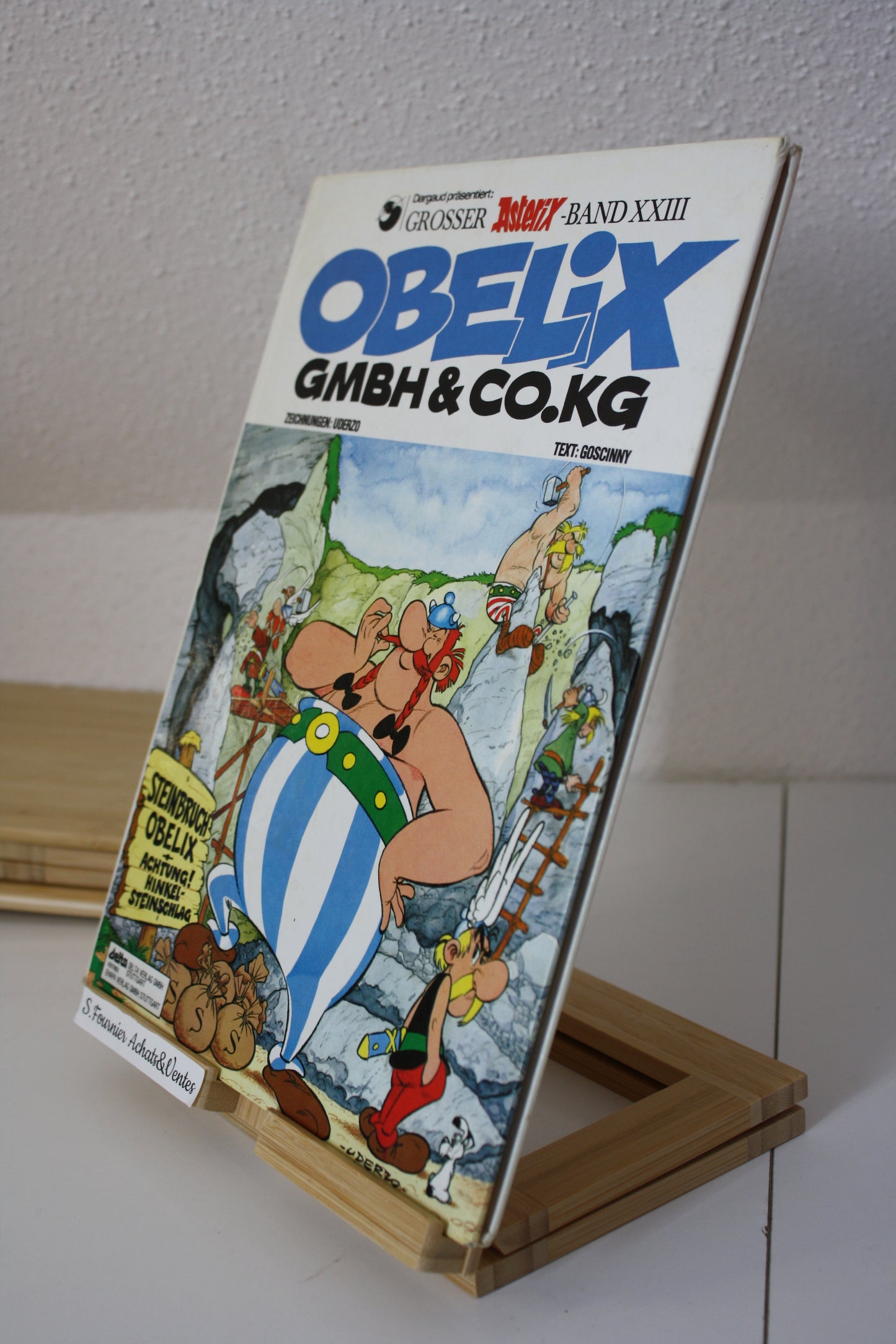 Obélix GMBH & Co.KG – Astérix – Goscinny Morris – EHAPA VERLAG Stuttgart – Réédition – 1982 – Version allemande