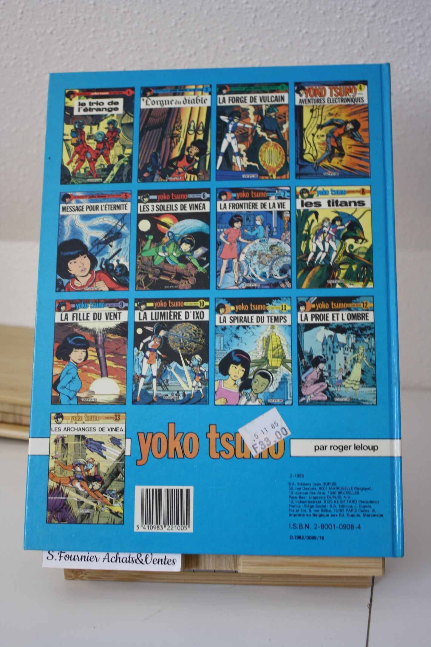 La proie et l‘ombre – Yoko Tsuno – Roger Leloup – Dupuis – Réédition – 1985- 1er prix