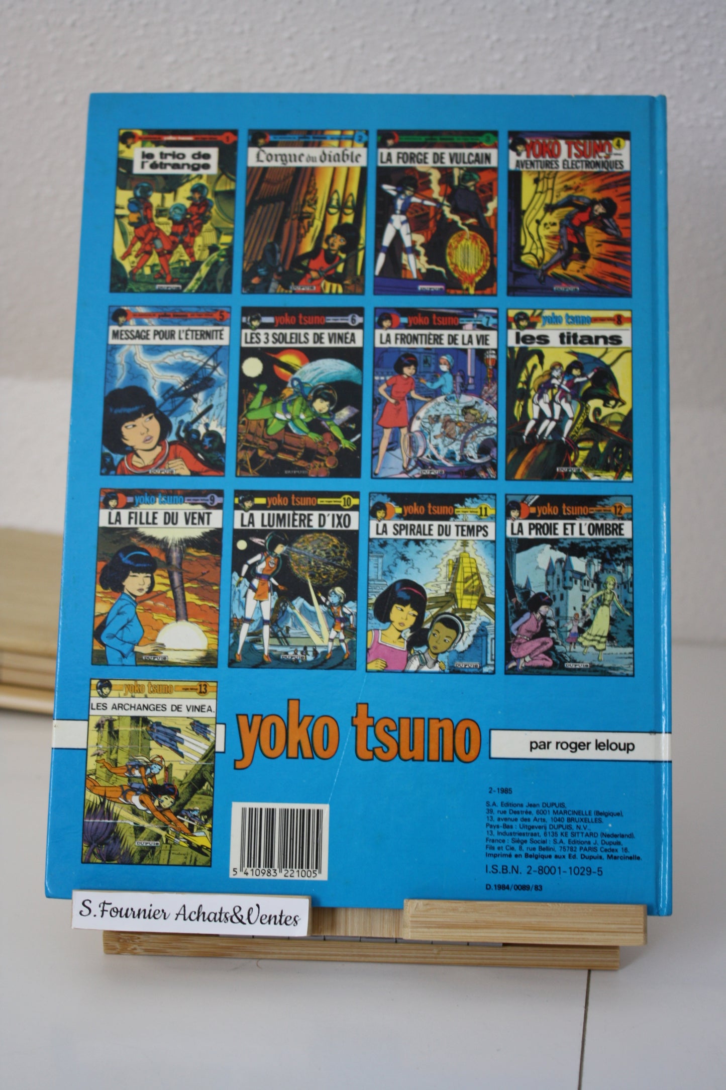 Le feu de wotan – Yoko Tsuno – Roger Leloup – Dupuis – Réédition – 1985 - 1er prix