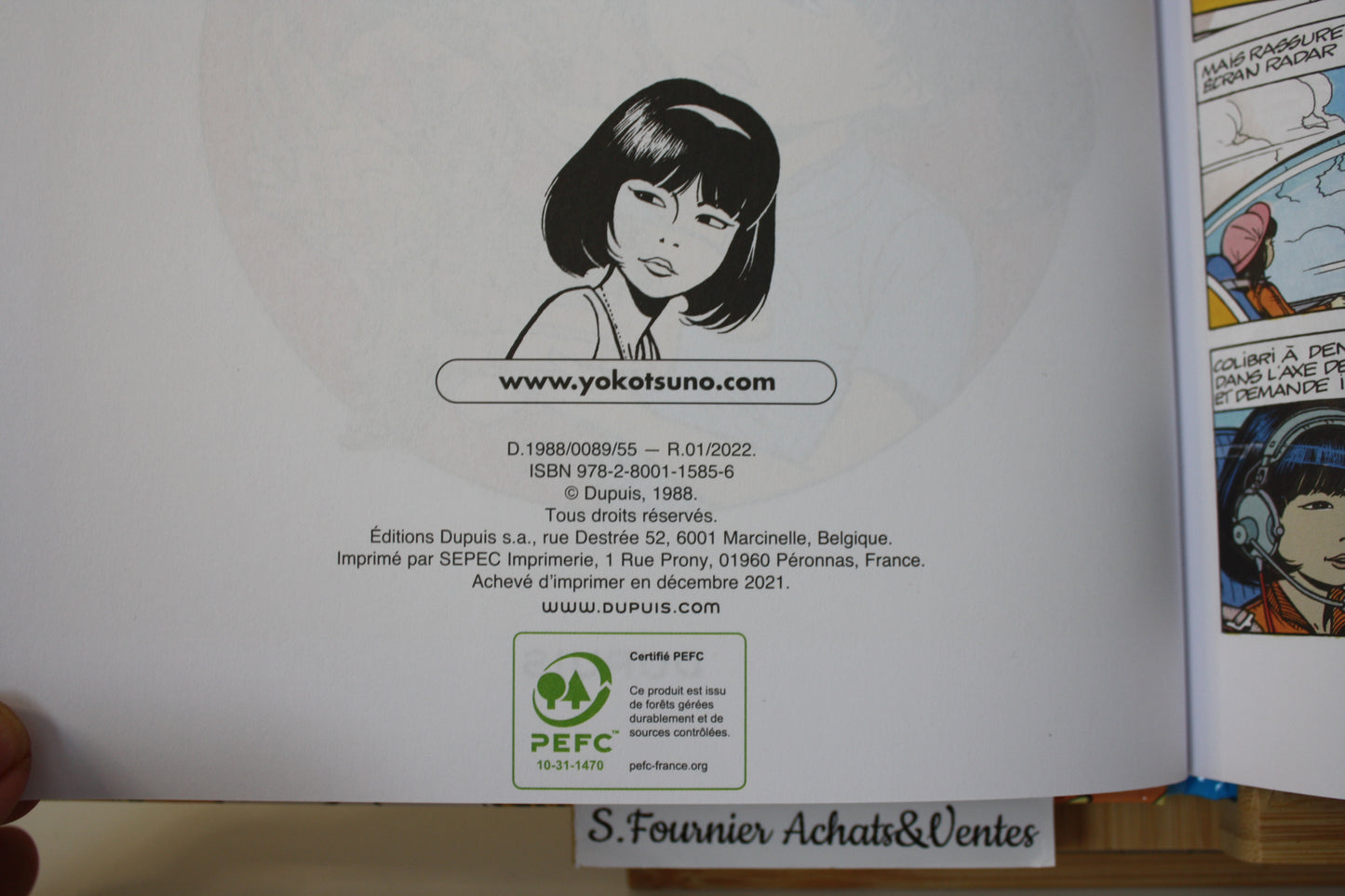 Le matin du monde – Yoko Tsuno – Roger Leloup – Dupuis – Réédition – 2021 - 1er prix