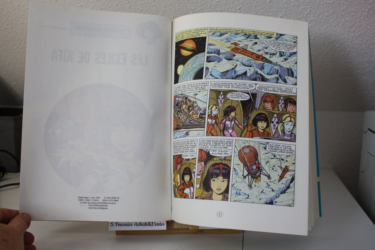 Les exilés de Kifa – Yoko Tsuno – Roger Leloup – Dupuis – EO – 1991