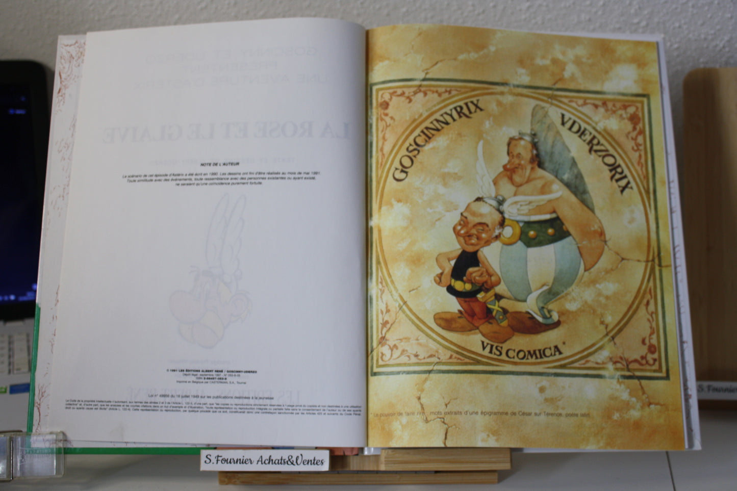 La rose et le Glaive – Astérix – Albert Uderzo – Les éditions Albert René – Réédition – 1997 – Petit prix