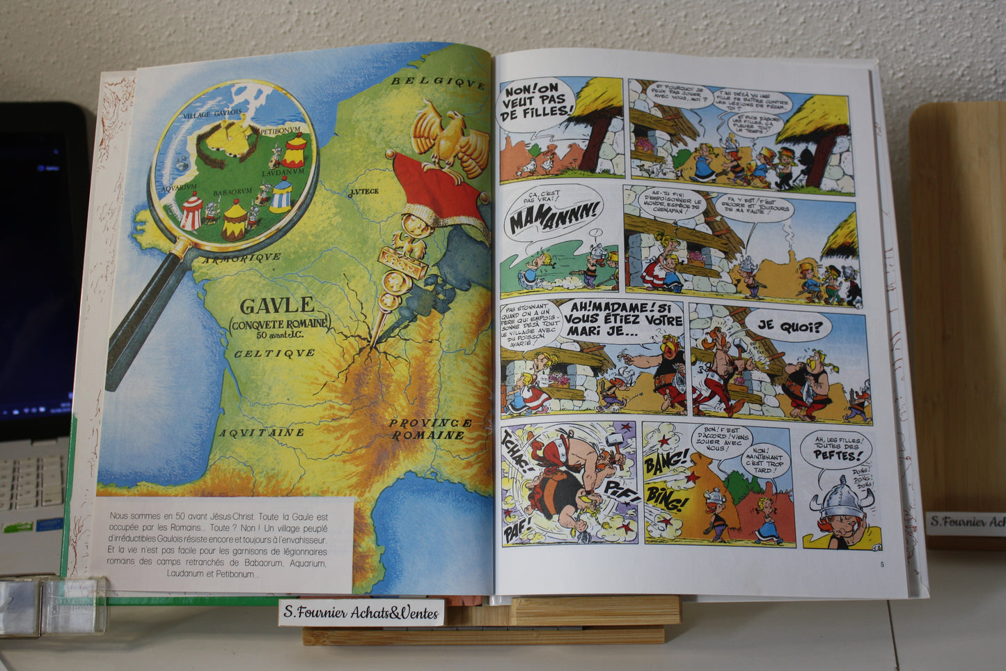 La rose et le Glaive – Astérix – Albert Uderzo – Les éditions Albert René – Réédition – 1997 – Petit prix