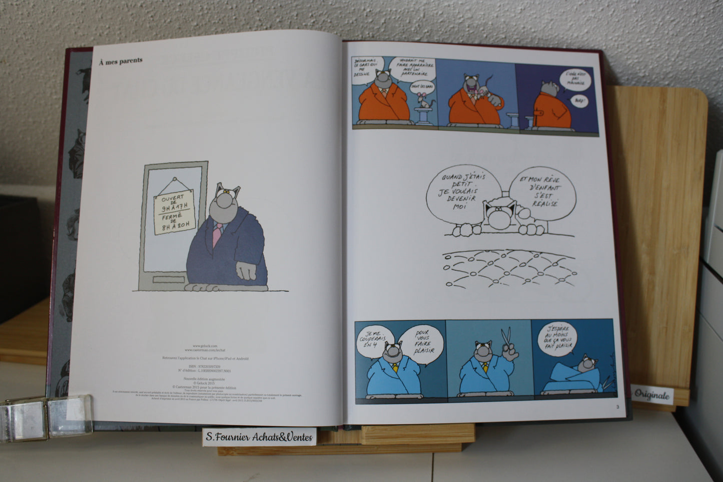 La vengeance du chat – Le Chat – Philippe Geluck – Casterman – Réédition – 2015 – Petit prix