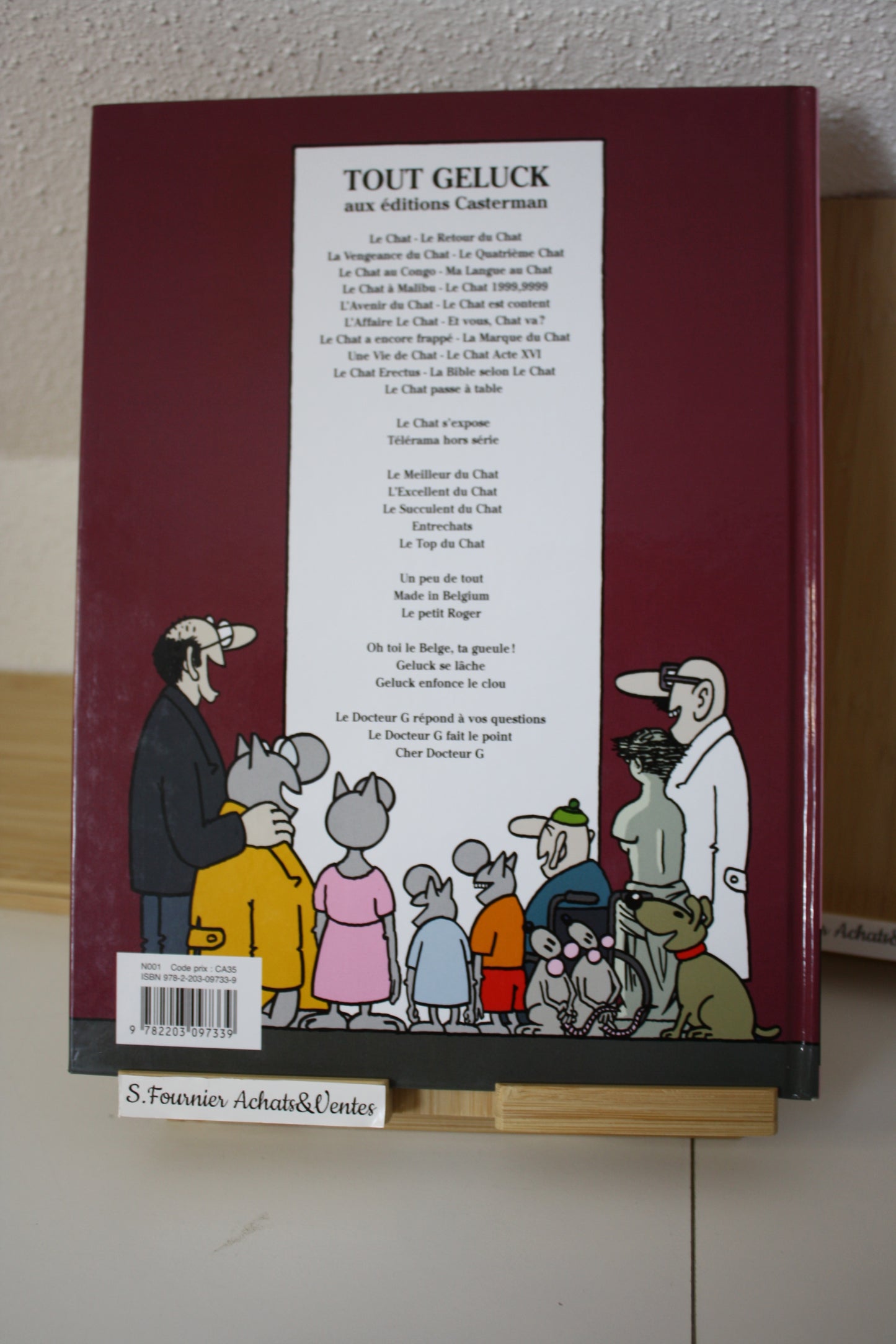 La vengeance du chat – Le Chat – Philippe Geluck – Casterman – Réédition – 2015 – Petit prix