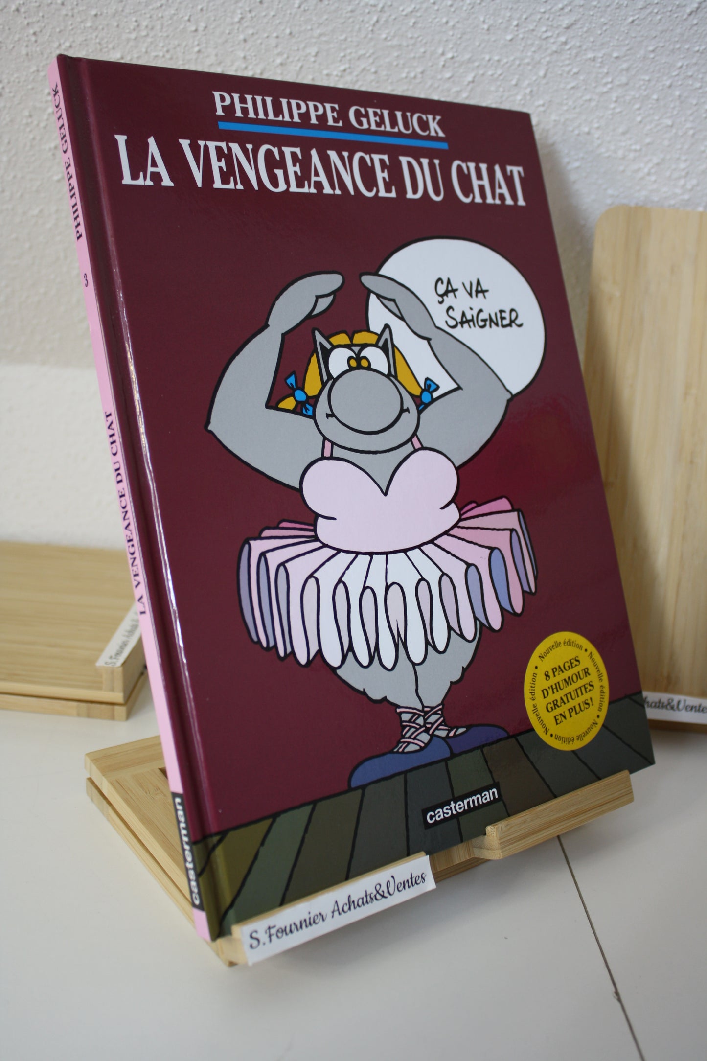 La vengeance du chat – Le Chat – Philippe Geluck – Casterman – Réédition – 2015 – Petit prix