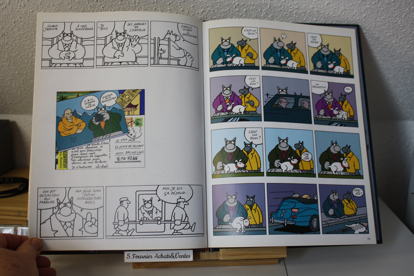 Ma langue au chat – Le Chat – Philippe Geluck – Casterman – Réédition – 2005 – Petit prix