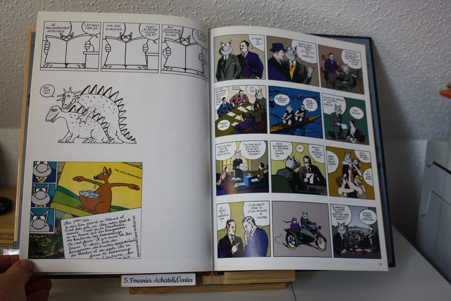Ma langue au chat – Le Chat – Philippe Geluck – Casterman – Réédition – 2005 – Petit prix