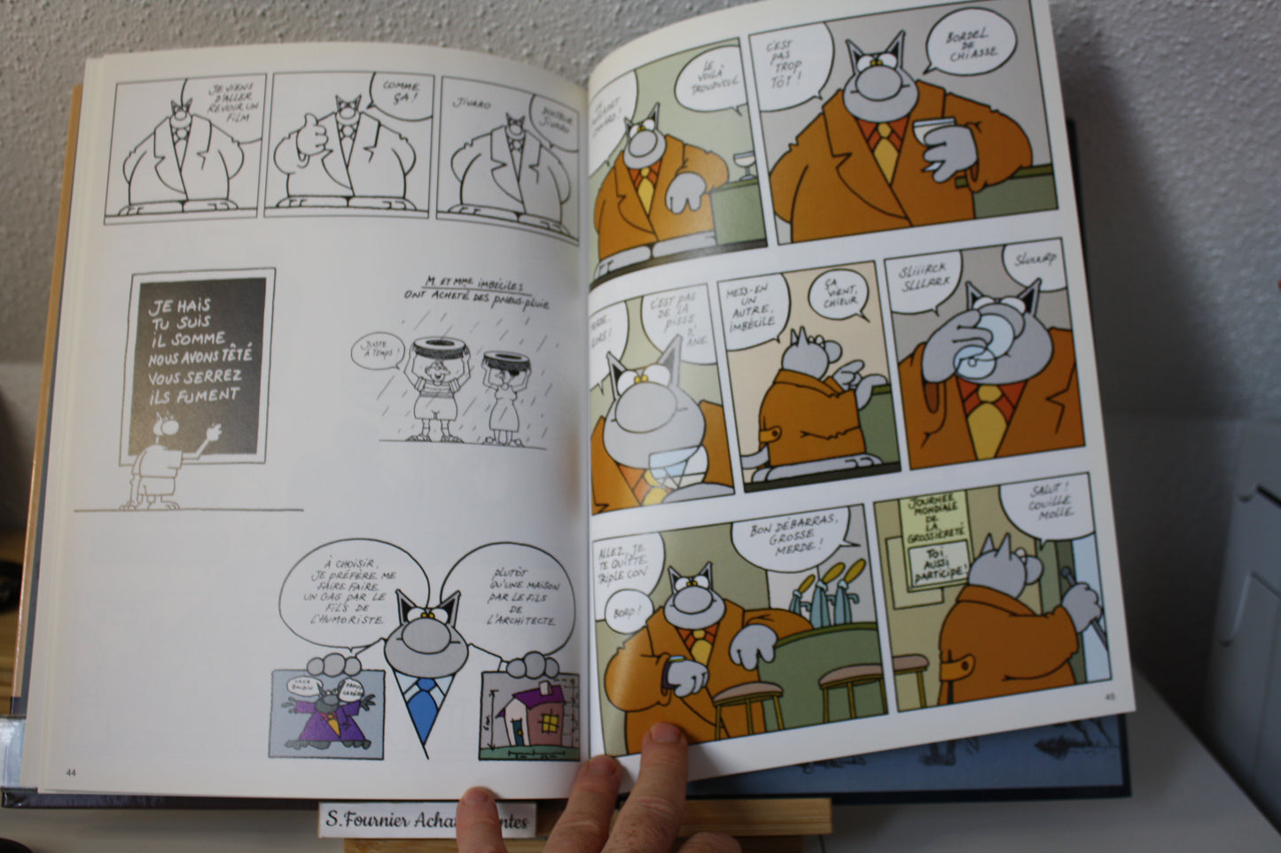 Ma langue au chat – Le Chat – Philippe Geluck – Casterman – Réédition – 2005 – Petit prix