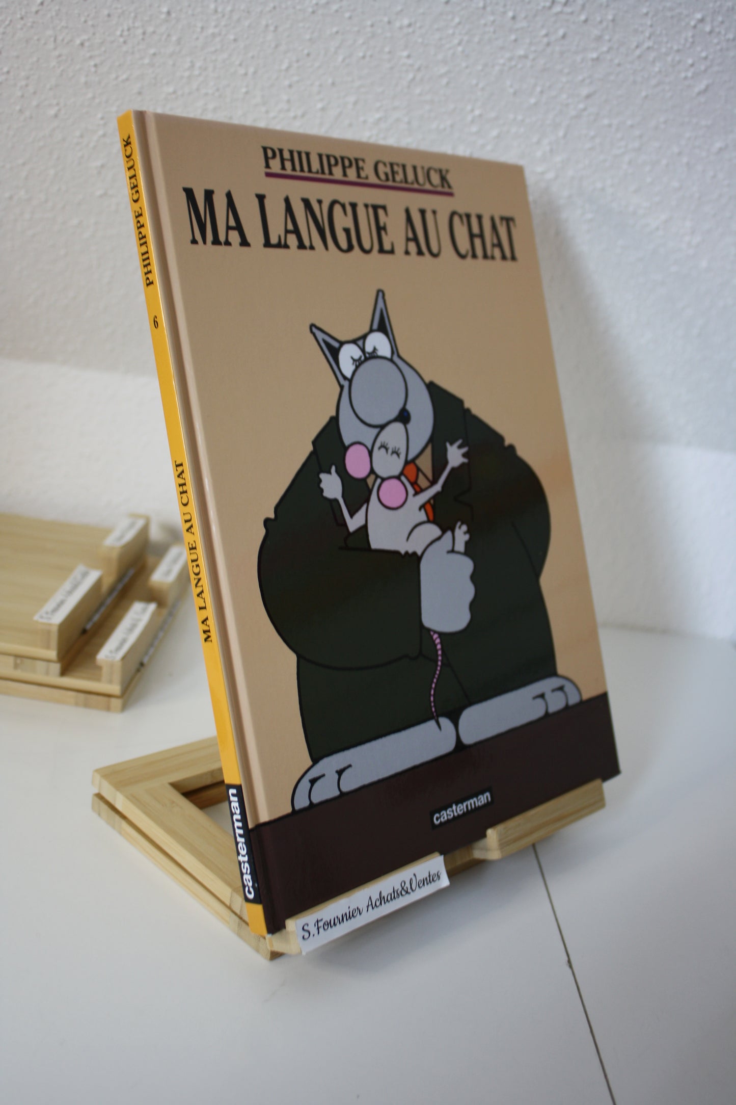 Ma langue au chat – Le Chat – Philippe Geluck – Casterman – Réédition – 2005 – Petit prix