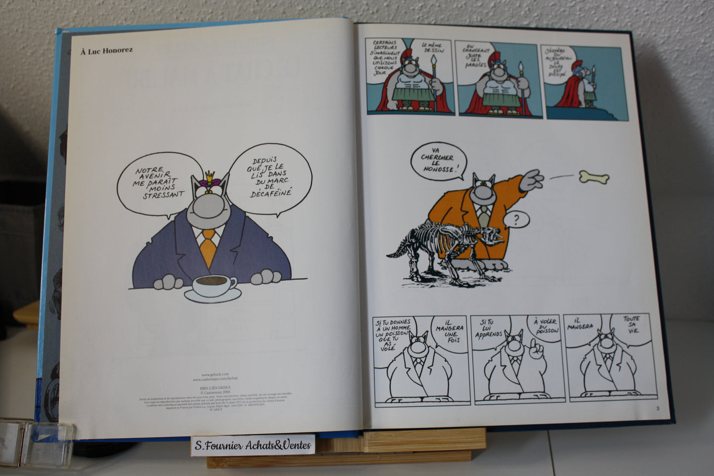Le chat à Malibu – Le Chat – Philippe Geluck – Casterman – Réédition – 2006 – Petit prix