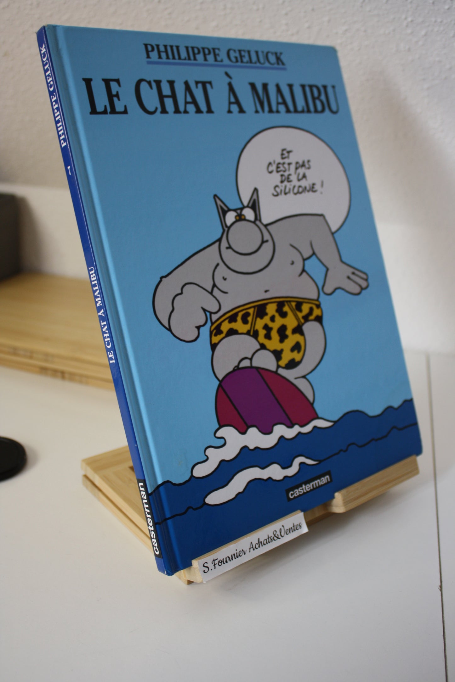 Le chat à Malibu – Le Chat – Philippe Geluck – Casterman – Réédition – 2006 – Petit prix