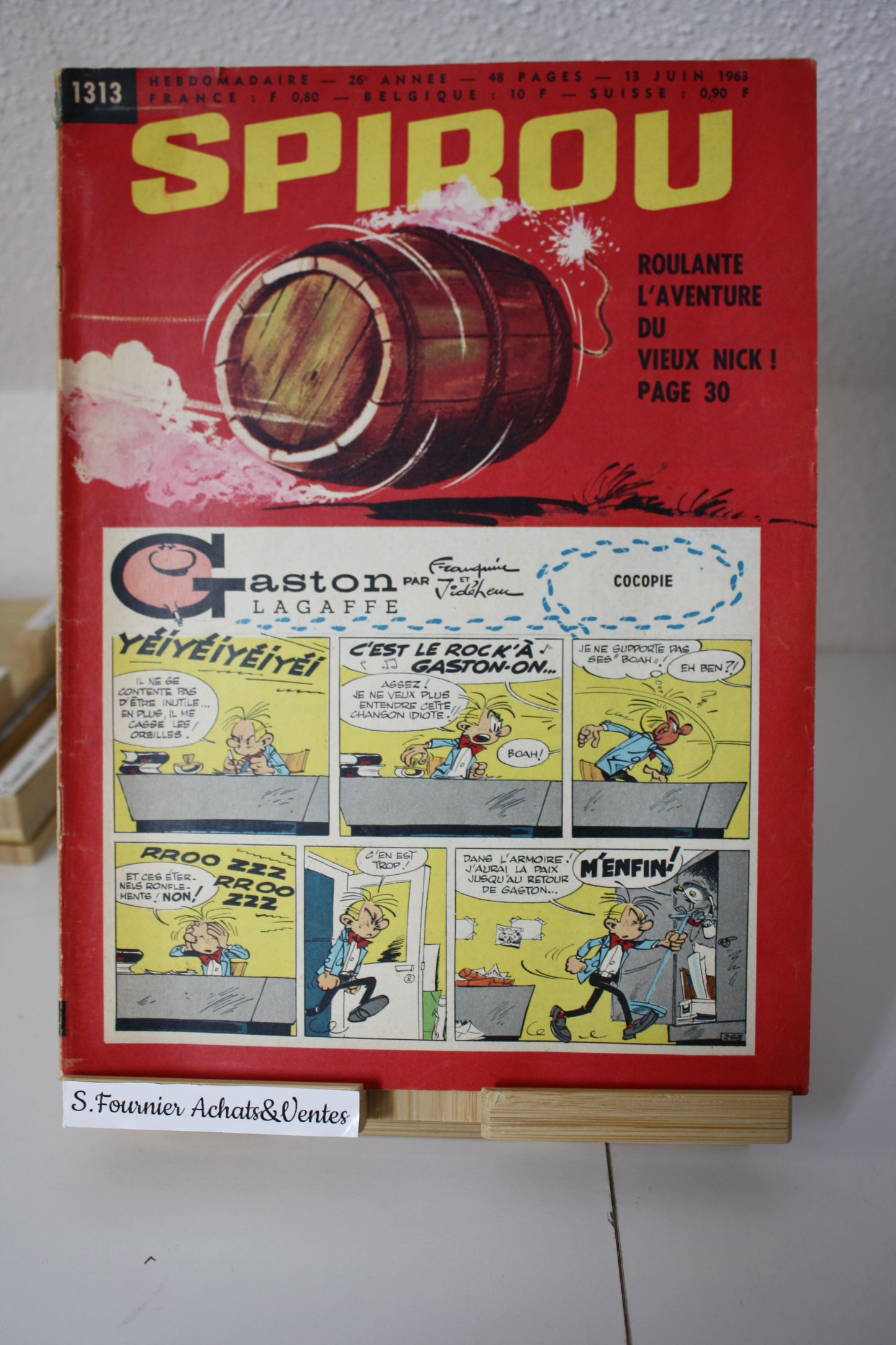 Spirou du 13 juin 1963 – Spirou – Hebdomadaire – Dupuis – EO – 1963 – Magazine