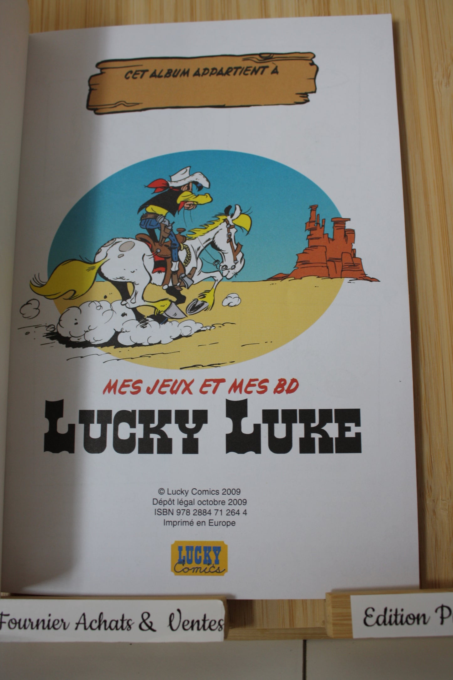 Mes jeux et mes BD – Quick - Lucky Luke – Lucky Comics – Publicitaire – 2009 – Jamais lu