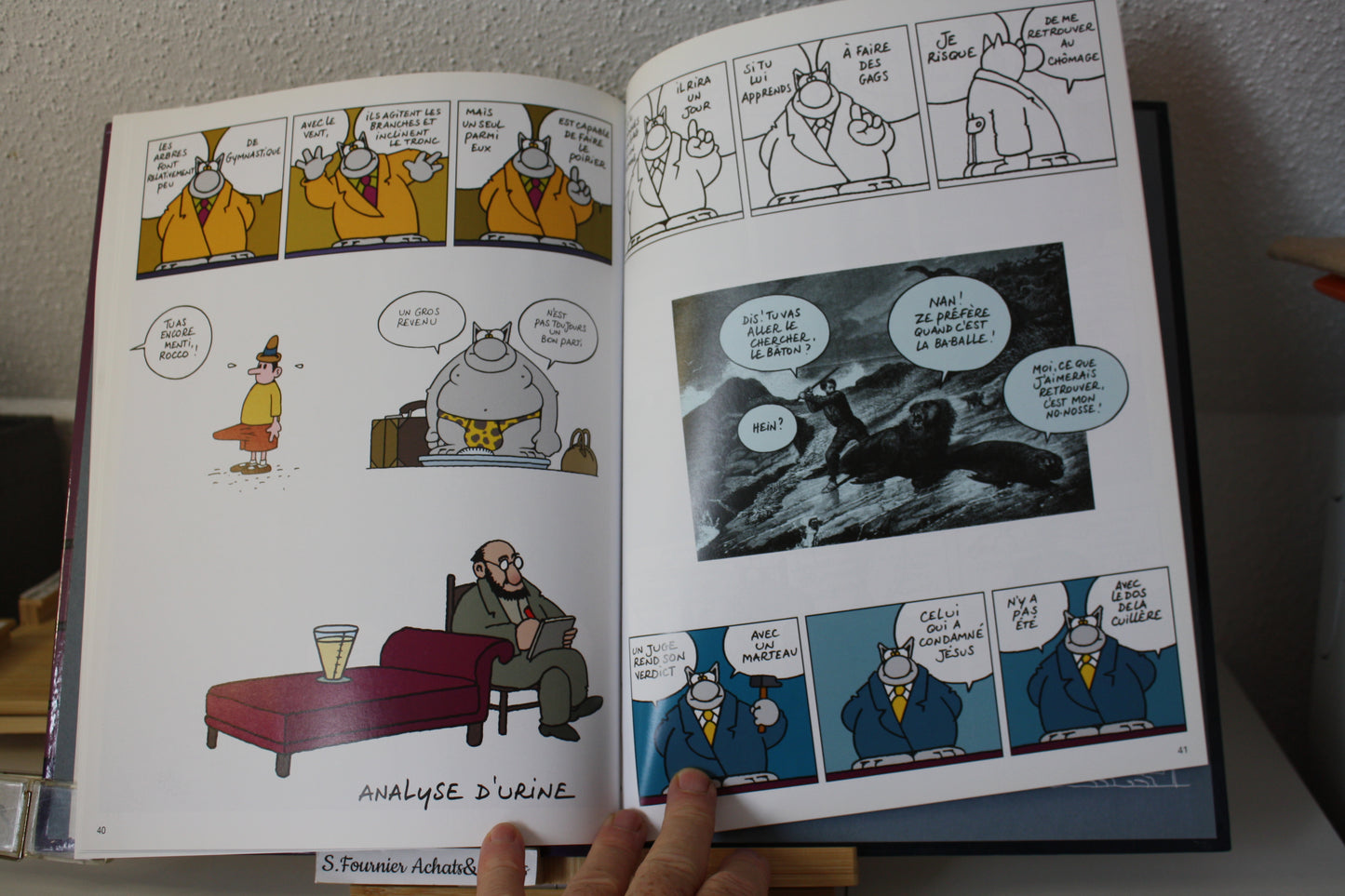 Le chat a encore frappé – Le Chat – Philippe Geluck – Casterman – Réédition – 2005 – Petit prix