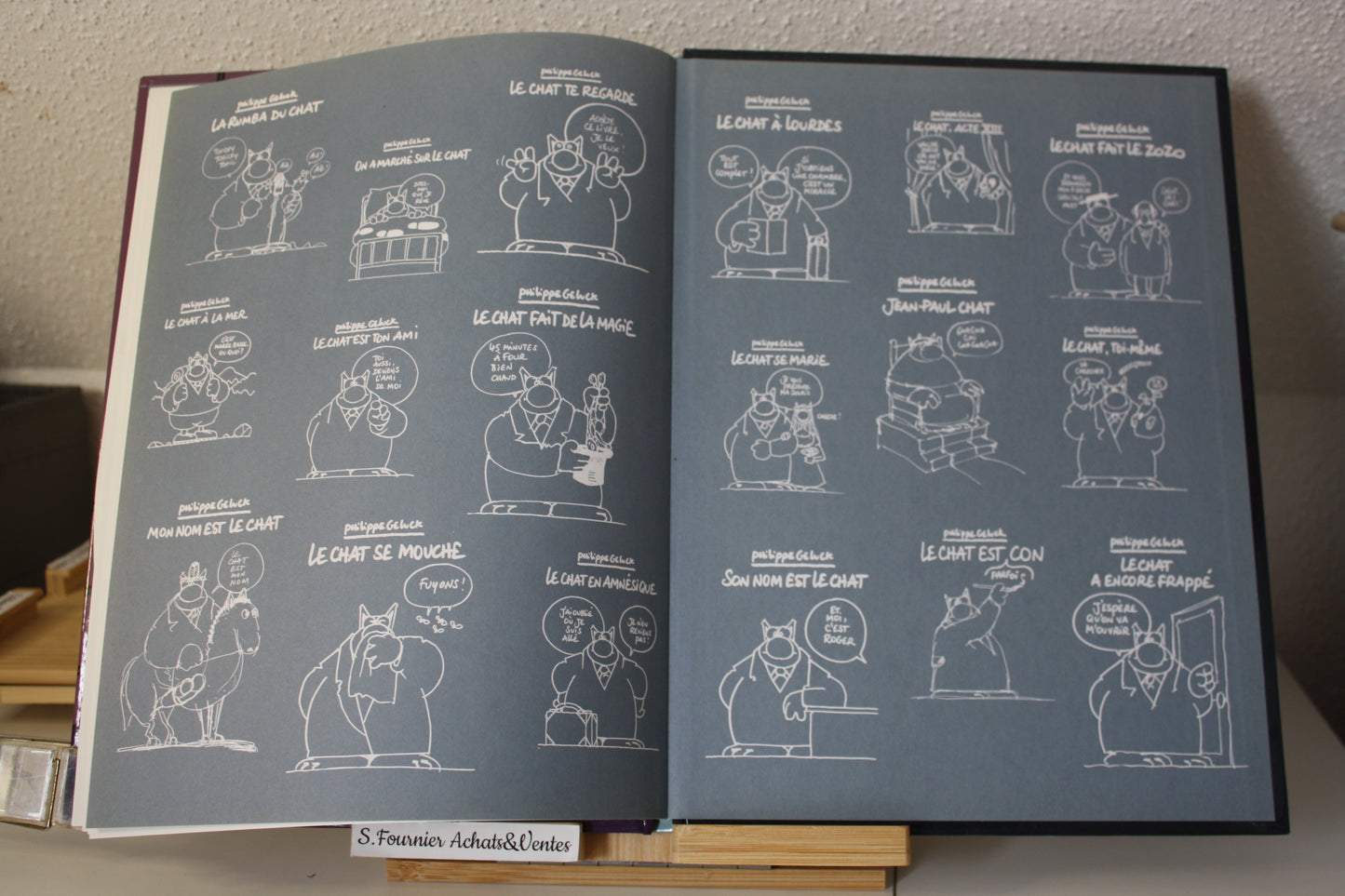 Le chat a encore frappé – Le Chat – Philippe Geluck – Casterman – Réédition – 2005 – Petit prix