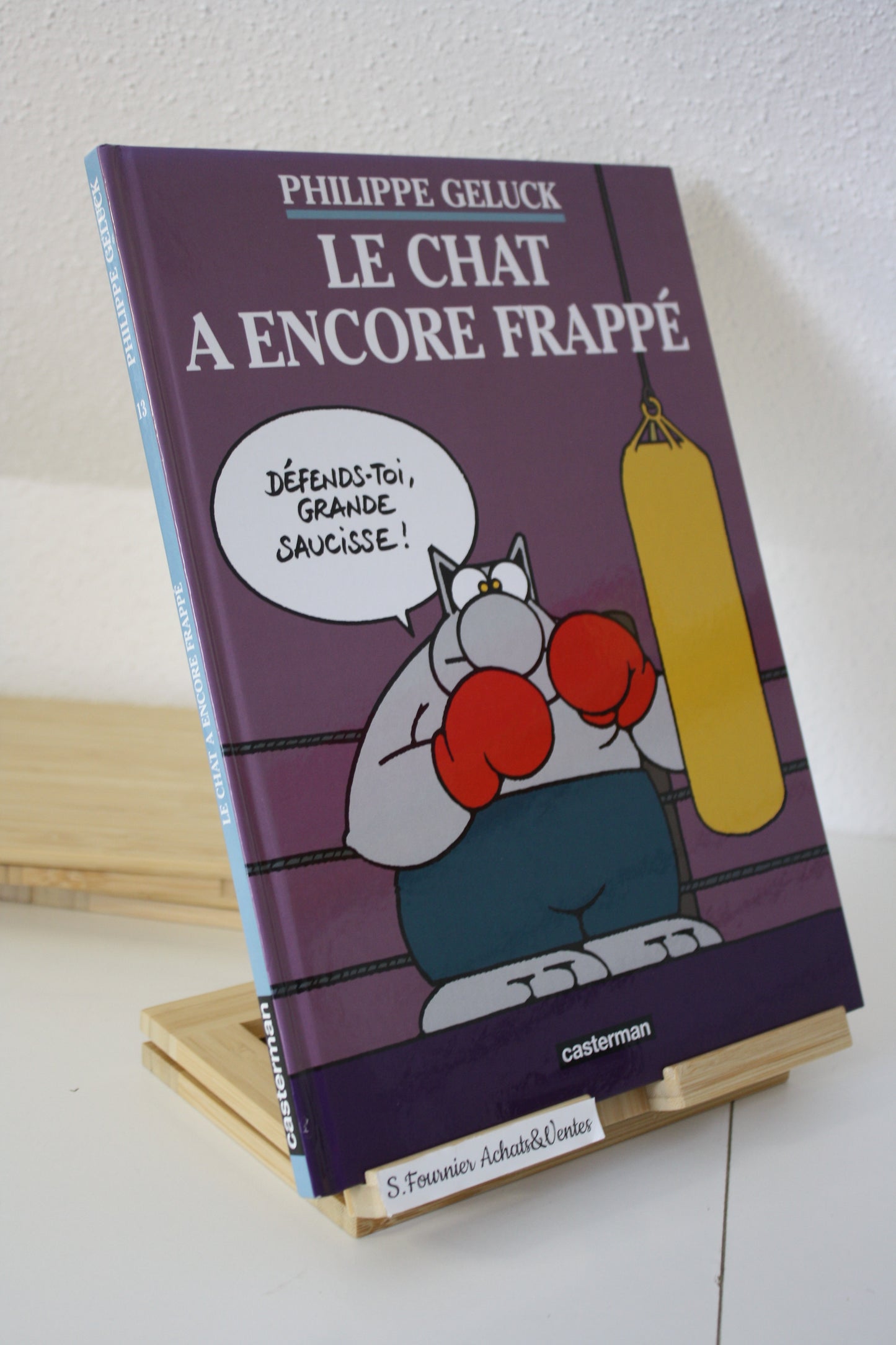 Le chat a encore frappé – Le Chat – Philippe Geluck – Casterman – Réédition – 2005 – Petit prix