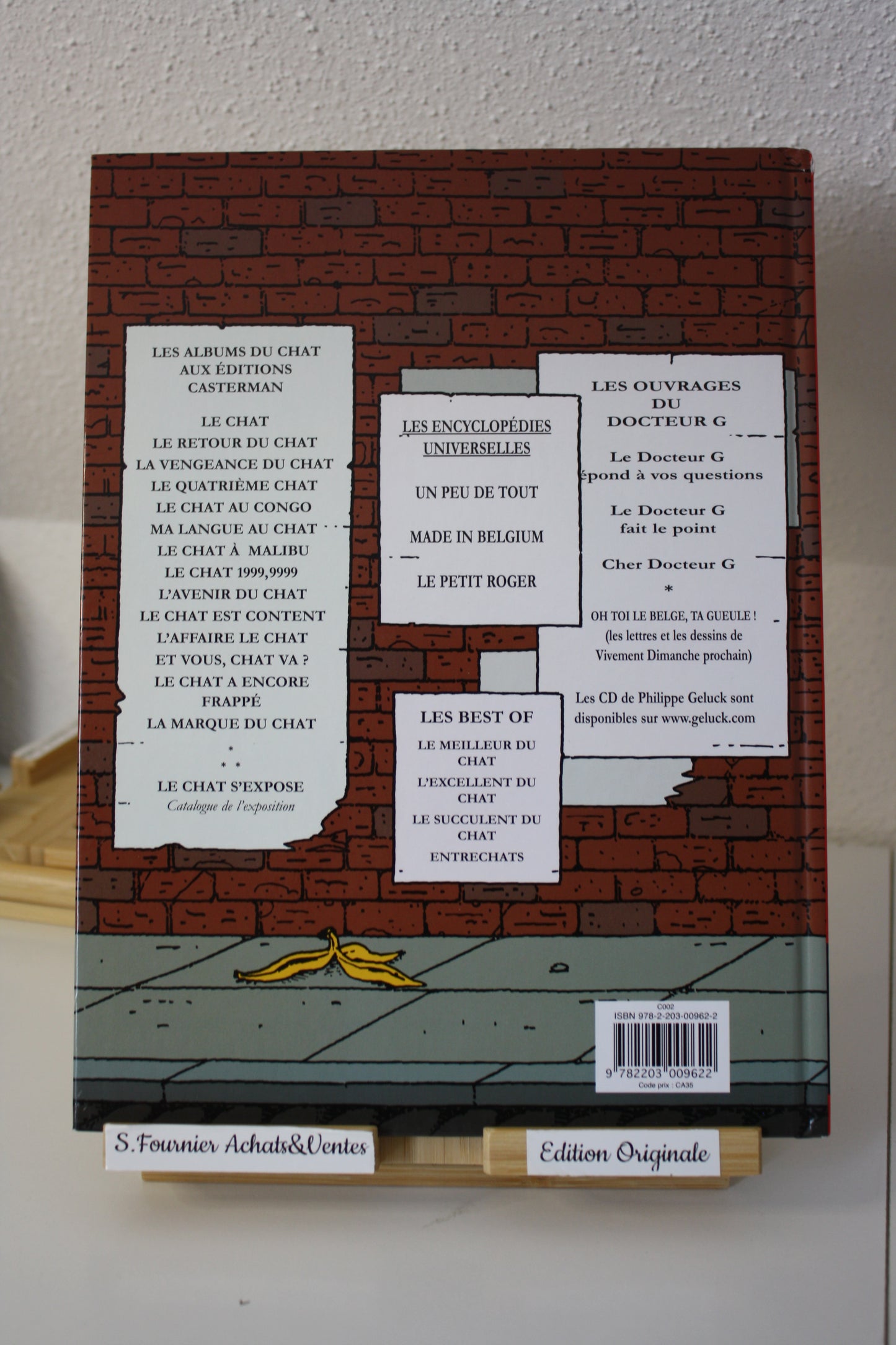 La marque du chat – Le Chat – Philippe Geluck – Casterman – EO – 2007 – Petit prix